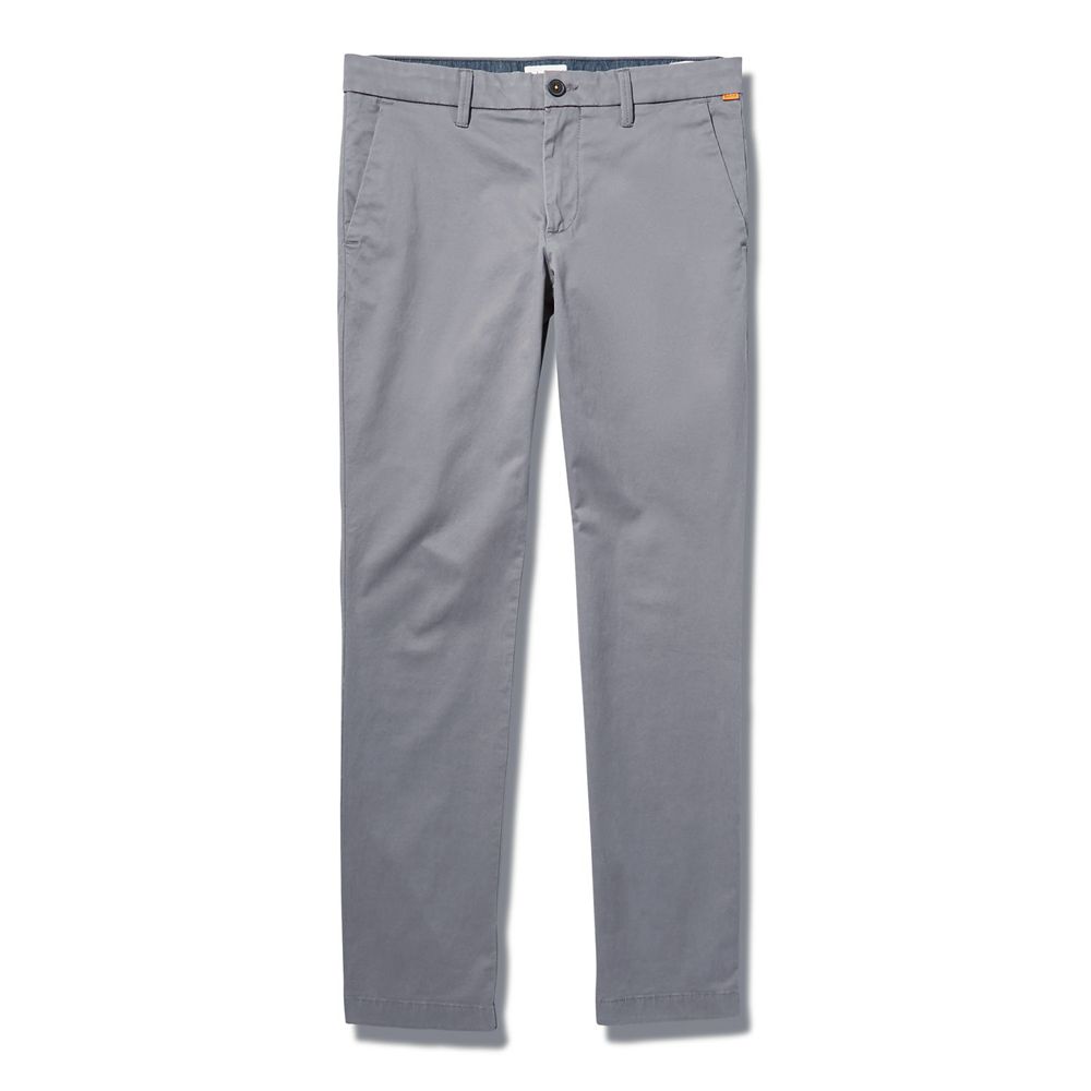 Pantaloni Timberland Barbati Gri - Sargent Lake Slim Stretch Chino - Romania - IREWBT362